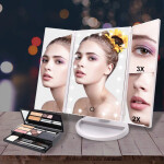 Lighted Makeup Mirror with 21 LED Lights For Home Decor