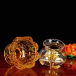 Oil Lamps for Indoor use with Home Buddha Front Light Kerosene lamp Pure Paraffin oil Candle Holder