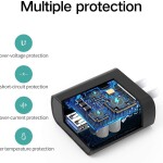 JDB QC 3.0 USB Wall Charger QC 3.0 Fast USB Wall Adapter Fast Charging Block Compatible with Wireless Charger iPhone,iP