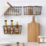 Wall-Mounted Iron Storage Basket