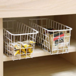 Wall-Mounted Iron Storage Basket