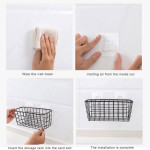 Wall-Mounted Iron Storage Basket