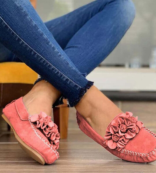 Women Flat Leather Shoes