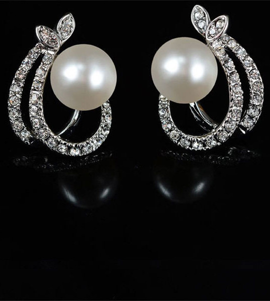 Women Simple Crystal Geometry Wedding Chain Necklace