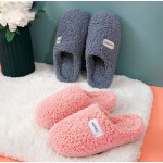 Women Soft Plush Cotton Home Slippers