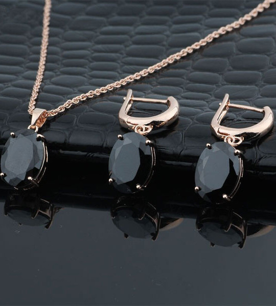 women wedding fashion jewelry set with Cubic Zirconia