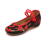 Womens Cotton Fabric Flat Shoes