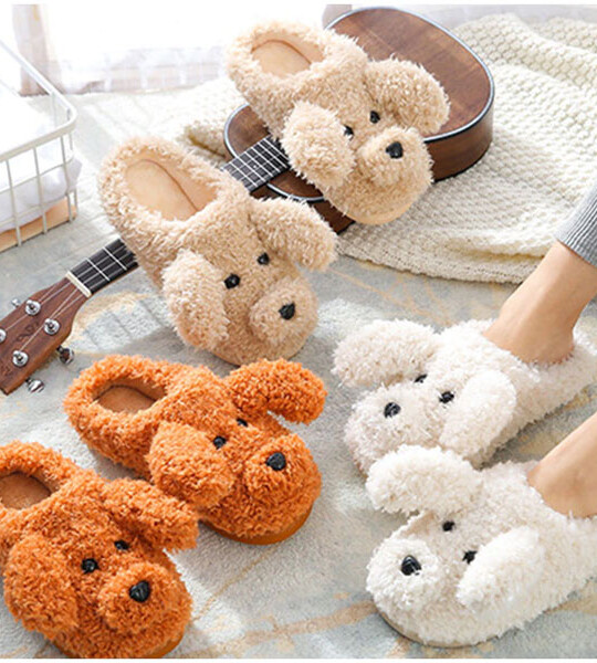 Women's Cute Dog Slippers