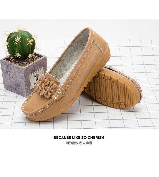 Womens Flat Soft Boat Loafers Shoes