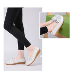 Womens Flat Soft Boat Loafers Shoes