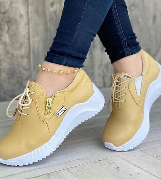 Women's Zipper Ladies  Casual Shoes