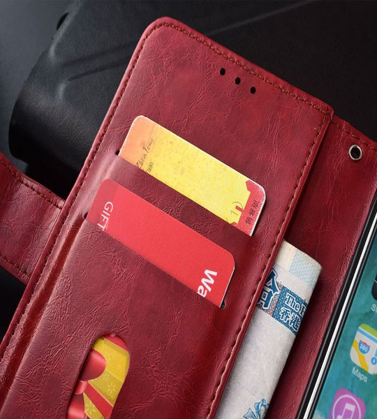 Leather Wallet Case for Nokia