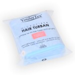 YoulerTex Microfiber Hair Towel Wrap for Women, 2 Pack 10 inch X 26 inch, Super Absorbent Quick Dry Hair Turban for Dry.